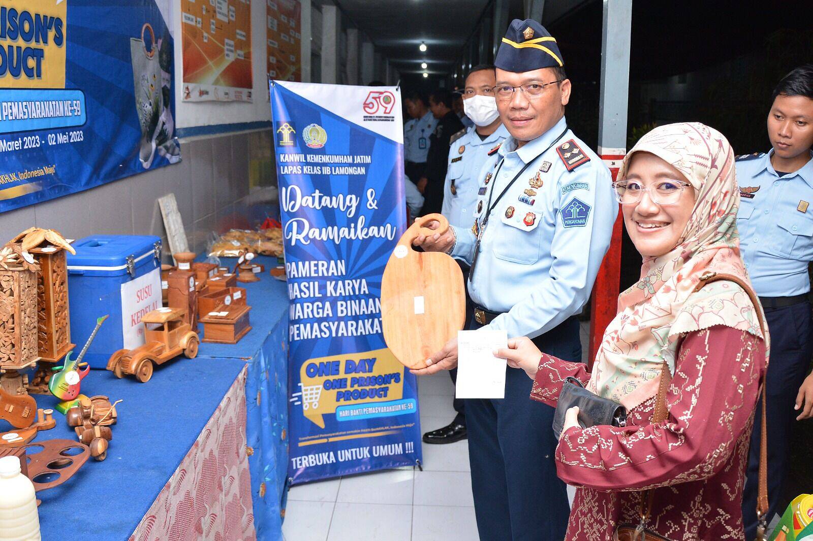 Lapas Lamongan Kenalkan Hasil Karya Warga Binaan