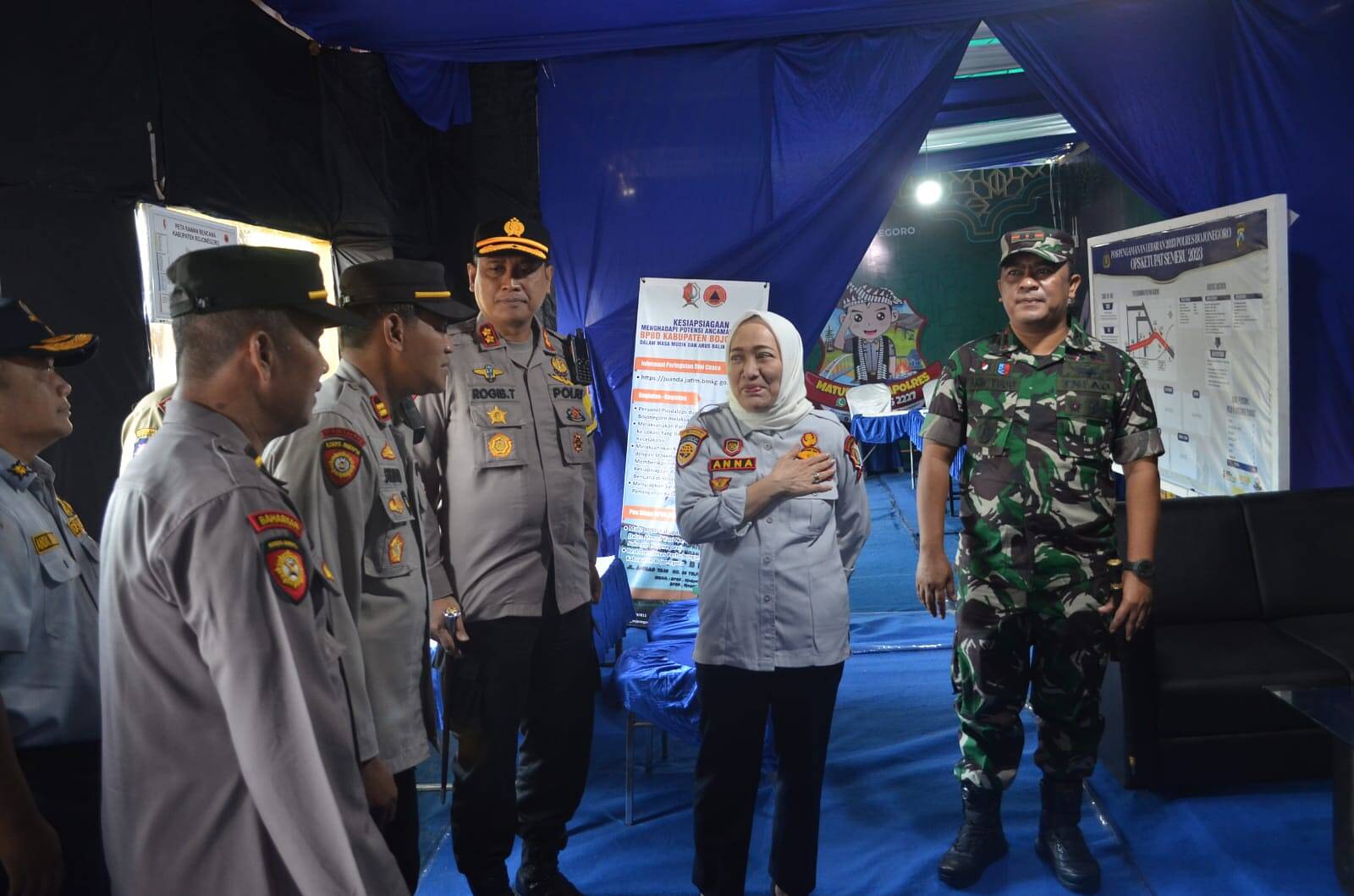 Forkopimda Bojonegoro Meninjau Sejumlah Pos Pengamanan dan Layanan Idul Fitri 1444 H
