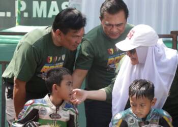 Dukung Racing di Bojonegoro, Bupati Anna Hadiri Dandim 0813 Road Race