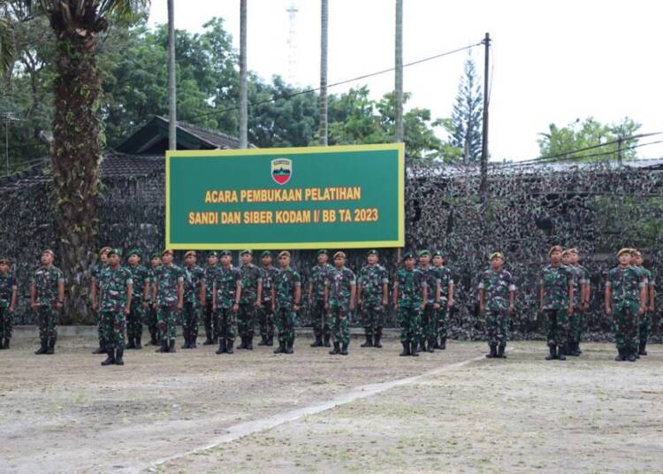 Tangkal Opini Negatif Terhadap TNI AD, Kodam I/BB Beri Prajurit Pelatihan Sandi dan Siber