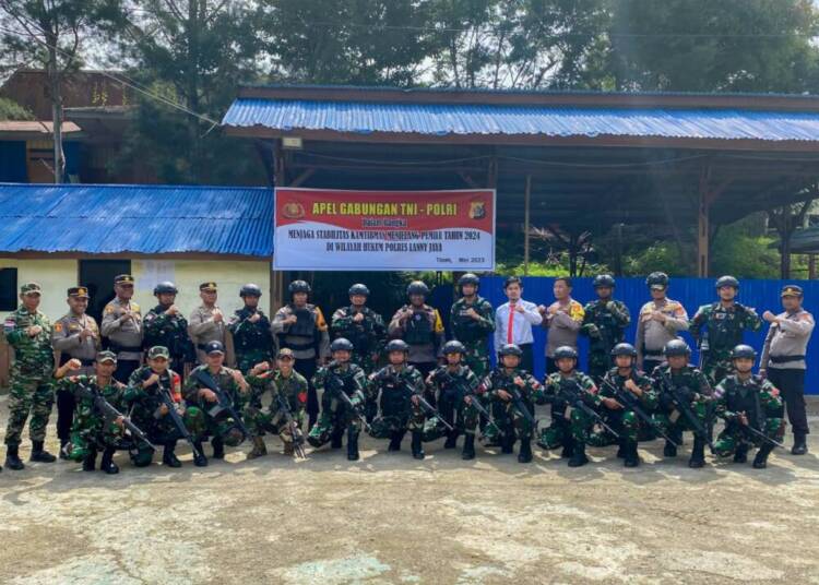 Sinergi TNI-Polri Ciptakan Ketertiban dan Kondusifitas di Kabupaten Lanny Jaya