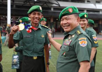 Berikan Penghargaan 19 Atlet TNI AD, Kasad : Saya Sangat Bahagia dan Bangga
