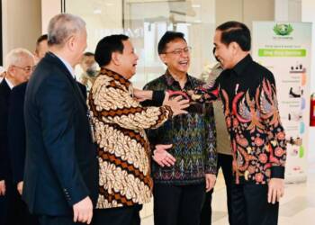 Menhan Prabowo Dampingi Presiden Jokowi Resmikan Tzu Chi Hospital