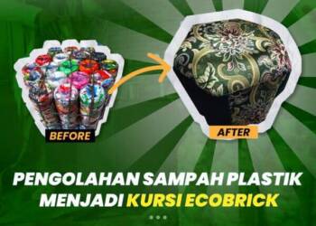Inspiratif, Wahyuni Menyulap Sampah jadi Kursi Ecobrick