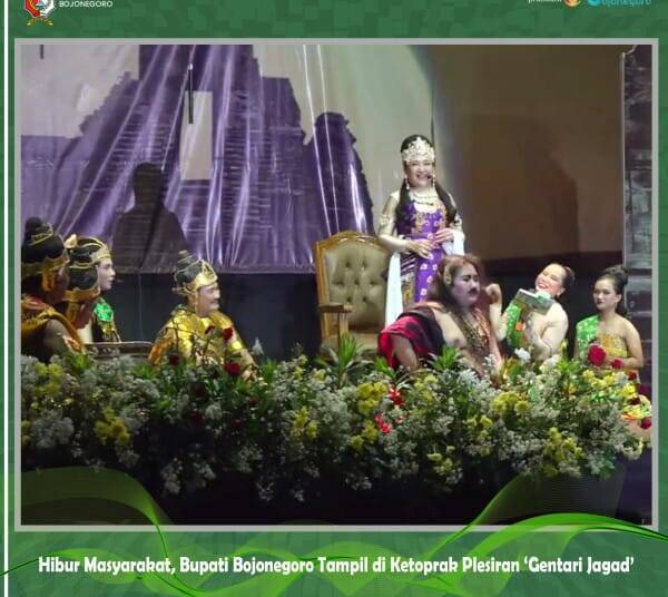 Bupati Bojonegoro Tampil di Ketoprak Plesiran Gentari Jagad