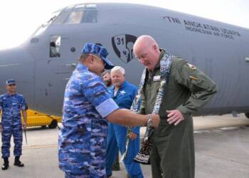 Pesawat C-130J Super Hercules TNI AU yang Kedua Tiba di Tanah Air