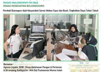 Pemkab Bojonegoro Ajak Masyarakat Gemar Makan Sayur dan Buah