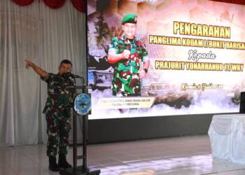 Pangdam I/BB Beri Jam Komandan di Kodim 0203/Lkt dan Yonarhanud 11/WBY