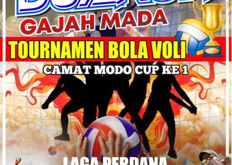 Bakal Seru! Turnamen Bola Voli Gajah Mada, Camat Modo I 2023