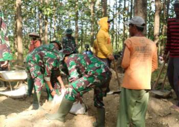 Karya Bakti Kodim 0812 Lamongan Rampung.