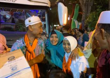 Jemaah Haji Asal Bojonegoro Tiba di Pendopo Malowopati