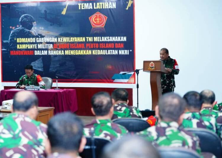 Panglima TNI Apresiasi Konsep Umum Kampanye Militer Latgab TNI Dharma Yudha 2023
