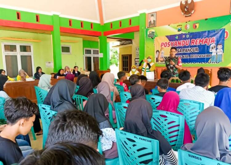 Babinsa di Bojonegoro Dukung Layanan Posyandu Remaja