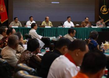 Wakili Kapolri, Komjen Agus Andrianto Hadiri Rapat Pleno KKIP 2023 di Kemenhan