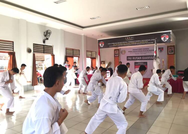 Dalam Rangka HUT RI HDKD ke -78 Tahun, Kakanwil Bali Gelar Perlombaan Kempo