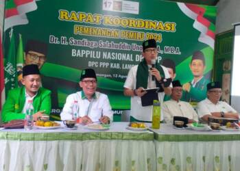 PPP Harus Keren!! Lawatan Sandiaga Uno di Kabupaten Lamongan, Targetkan 7 Kursi DPRD di Pemilu 2024.