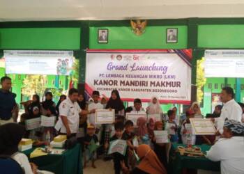 Peluncuran LKM Kanor Mandiri Makmur Santuni Yatim.