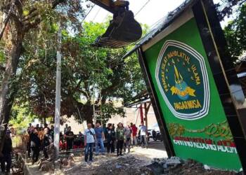 Tujuh Tugu Silat di Bojonegoro Mulai Dibongkar Sukarela, Kapolres Mengapresiasi