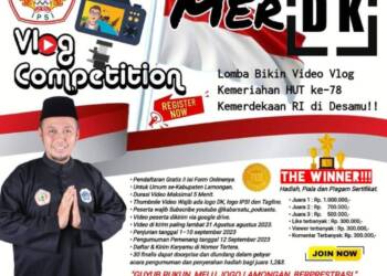 Gratis! Ayo Ikutan Lomba Vlog Competition MER-DK.
