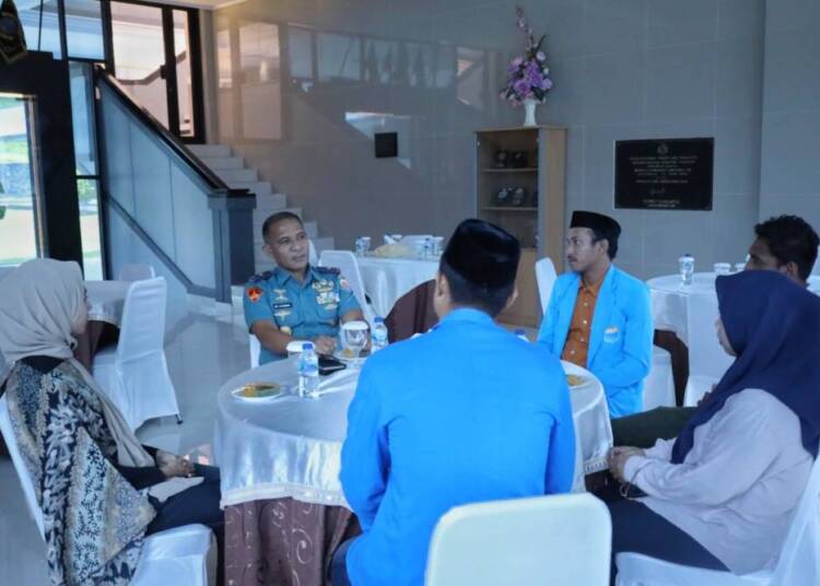 Danlantamal IX Terima Kunjungan Pengurus Koordinator Cabang PMII Maluku.