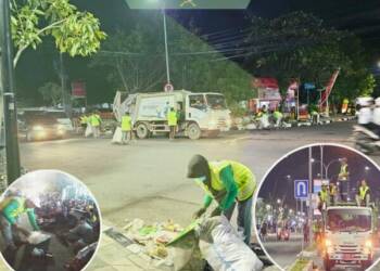 Penonton BNC Apresiasi Kesigapan DLH Bojonegoro Tangani Kebersihan di Sepanjang Jalan
