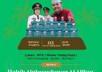 Peluncuran WTG, Sumuragung Bersholawat Bareng Bupati Anna.