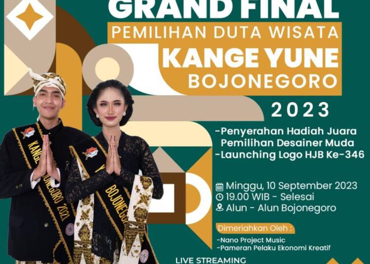 Spektakuler, Grand Final Pemilihan Kange Yune Bojonegoro 2023 Dirangkai Acara Bergengsi.