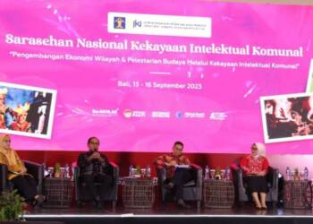 DJKI Gelar Sarasehan Nasional Optimalkan Perlindungan dan Pemanfaatan Kekayaan Intelektual Komunal.
