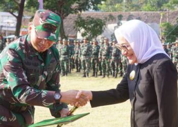 TMMD 2023 di Bojonegoro Dibuka, Bupati Anna: Bersinergi Membangun Desa