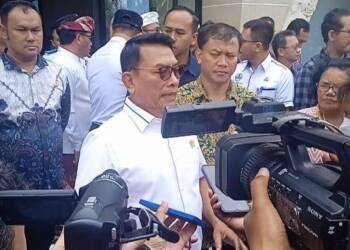 Moeldoko Kunjungi Pelabuhan Sanur Bali.