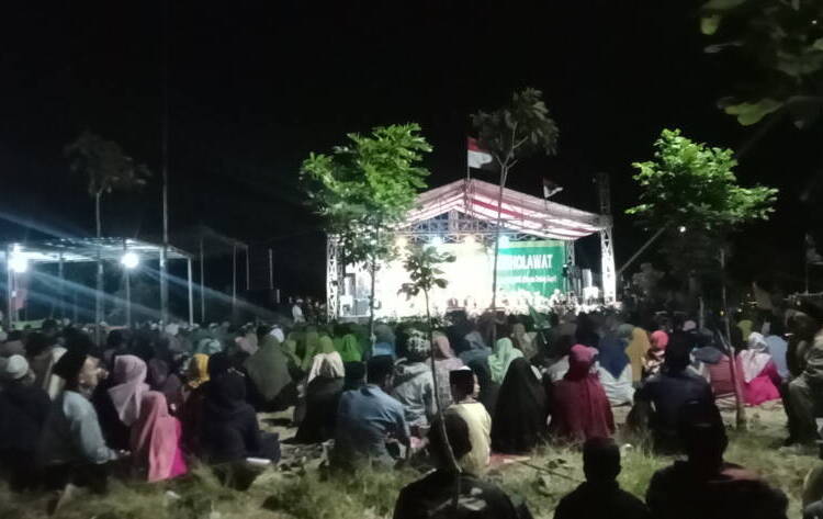 Sumuragung Bersholawat di WTG, Kades: Semoga Berkah.