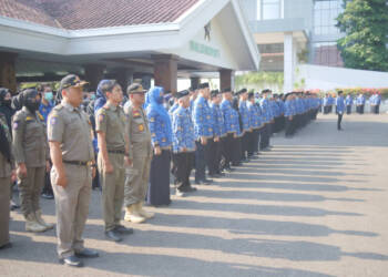 Khidmat, Pemkab Bojonegoro Gelar Upacara Hari Kesaktian Pancasila di Halaman Pendopo