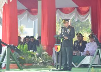 Dandim Bojonegoro Jadi Irup Peringatan HUT ke- 78 TNI.