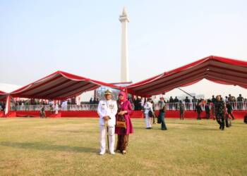 HUT ke-78 TNI, Danlantamal IX Bersama Pimpinan TNI di Maluku Gelar Upacara Parade dan Defile