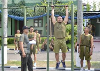 Prajurit Kodim Bojonegoro Tes Garjas Periodik II 2023