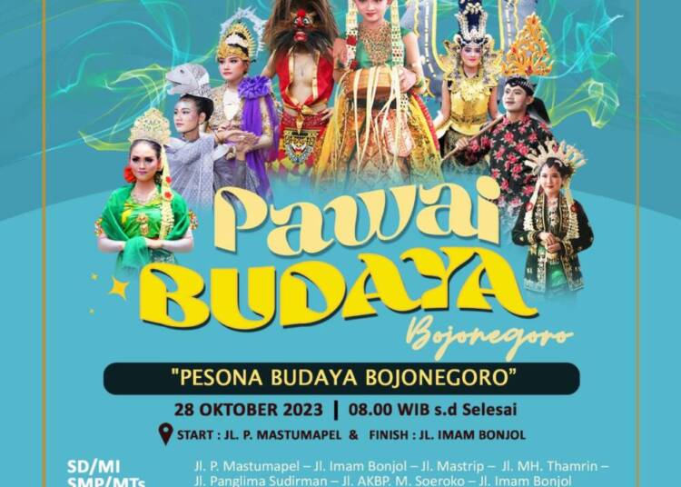 Pawai Pesona Budaya Bojonegoro Bakal Meriah, Simak Jadwalnya.
