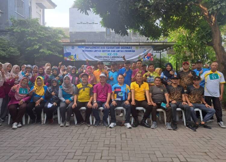 TNI di Lamongan Dukung Giat Germas.