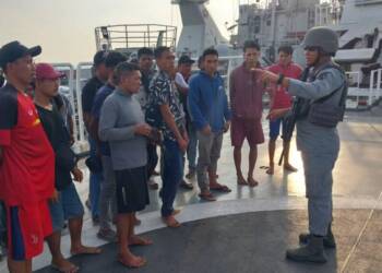 Bakamla RI Gagalkan Penyelundupan TKI Ilegal ke Malaysia.