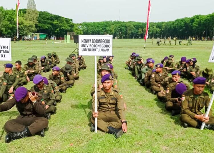 Kodim Bojonegoro Kirim Resimen Mahasiswa ikuti Lomba Ketangkasan Menwa se- Indonesia.