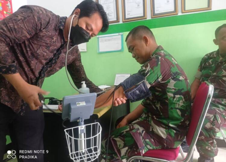 Kodim 0812 Lamongan Lakukan Rikkes Berkala.