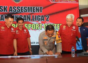 Tim Assessment Mabes Polri Pastikan Tuban Sport Center Layak Liga 2.