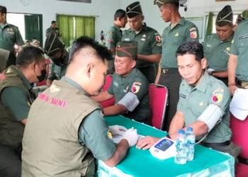 Kodim 0812/Lamongan Donor Darah, Dandim Sampaikan Hal Ini.