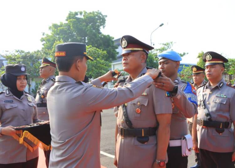 Sejumlah Perwira Polres Tuban Promosi Jabatan.
