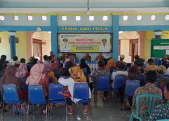 Diseminasi di Bunut, Kapolsek dan Camat Widang Sampaikan Pesan Penting Ini.