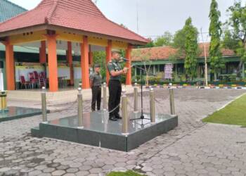 Jadi Irup, Dandim Lamongan Bacakan Amanat Panglima TNI.