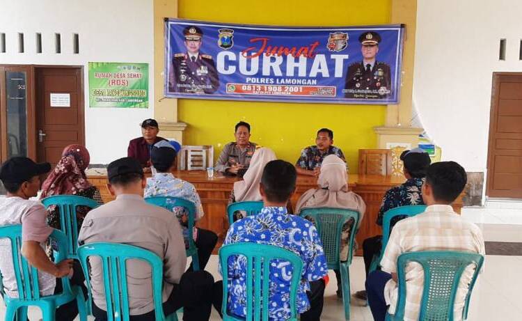 Jelang Pemilu 2024, Kapolsek Maduran Sampaikan Imbauan Kamtibmas.