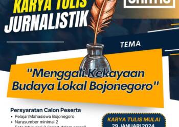 Semarakkan HPN 2024, JMSI Bojonegoro Gelar Lomba Jurnalistik.