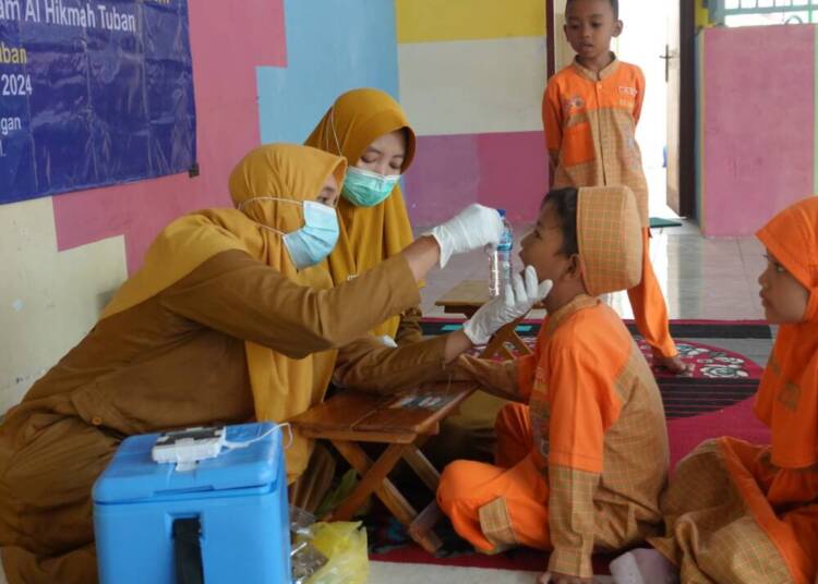 Sub PIN Polio di Tuban Sasar 137.766 Anak.