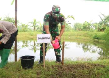 Karya Bakti, Kodim Lamongan Tanam Pohon.