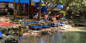 Wisata Grogoland di Bojonegoro, Suguhkan Kejernihan Air Sungai.